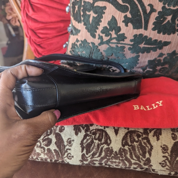 💯AUTH✨💎BALLY💎✨💎VINTAGE LOCK FLAPBAG - Picture 16 of 17